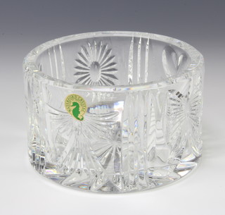 A Waterford Crystal Millenium champagne coaster 10cm diam. 
