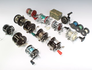 Six Pen multiplier fishing reels - 2 x no.78, 2 x no.79, 1 x no.85 and 1 x no.160, an Abu Ambassador 15001C, a Mitchell 602A, a Sea King no. 2288, a Griffin 300, an Intrepid Streak and a Mitchell 304 fishing reel 