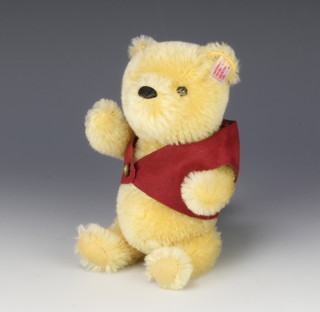A Steiff 2001 limited edition 70th Anniversary Pooh Bear 18cm, boxed 