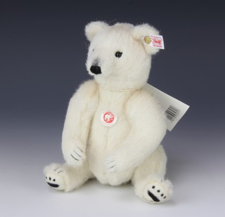 A Steiff limited edition Polar Bear 23cm, complete with certificate, boxed 