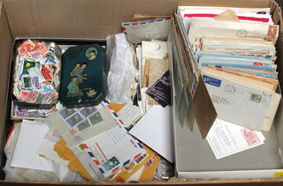 A quantity of GB and other first day covers and a quantity of loose world stamps