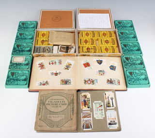 An Ogden's album of Wills cigarette cards, 2 Churchman albums containing Churchman's Sportsmen and various Wills cigarette cards, together with a collection of loose Wills cigarette cards contained in cigarette packets 