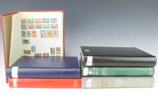 6 albums of mint and used world stamps including Denmark, Dominic, Egypt, Equatorial Guinea, Fiji, Finland, Gambia, Germany, Gibraltar, Greece, Iceland, India, Indo China, Iran, Iraq, Italy, Haiti, Honduras, Hungary 