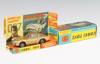 A Corgi no.261 James Bond Aston Martin model car, boxed and complete with figure 