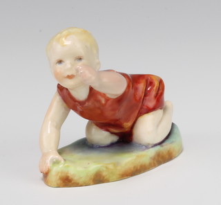 A Royal Worcester figure - Michael no. 2912, modelled by F.G. Doughty, 7cm 