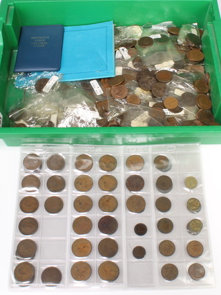 Minor UK coins, a quantity 