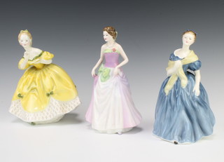 Three Royal Doulton figures - Jessica HN3850 21cm, Adrienne HN2304 20cm and The Last Waltz HN2315 21cm 