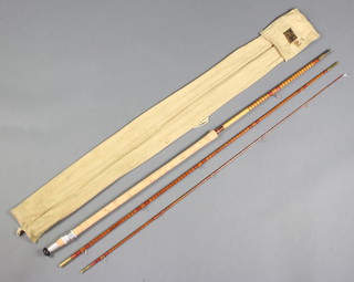 An Aspindale "The Windell" 13' float fishing rod contained in original cloth bag 