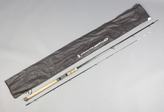 A rare Seer hand built chub quiver 11' fishing rod, contained in a cloth bag 

