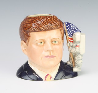 A Royal Doulton character jug - John F Kennedy D7247 modelled by Ray Noble no. 185/250 11cm 