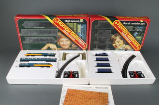 A Hornby electric Rural Rambler train set boxed together with a High Speed set boxed  