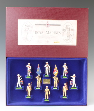 Britains figures - The Royal Marines 1995 Tercentenary Celebrations of the British Colony of Jamaica no.001219 boxed 