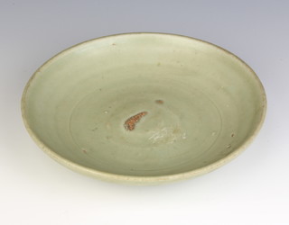 A Chinese Celadon Sung style shallow dish 17.5cm 