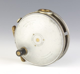 A Hardy Perfect 3 5/8 trout fly fishing reel circa 1930 