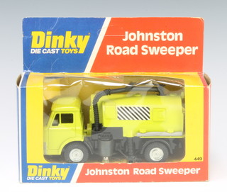 A Dinky 449 Johnstone road sweeper model, boxed 