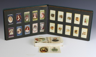 An album of cigarette cards and a small collection of Kensitas silk cigarette cards