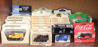 Four Matchbox models of Yesteryear, and 9 Lledo Days gone models and other various models