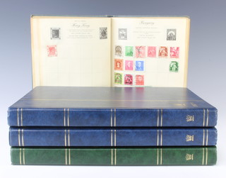A Royal Mail album of various mint and used world stamps including GB, Germany, France, Czechoslovakia, Ceylon and 3 stock books of various world stamps including Austria, Germany, Jamaica, South Africa, Czech, Netherlands 