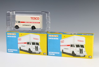 2 limited edition Corgi Tesco Guy Pantechnicon 1/76th size vans, both boxed  
