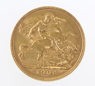 A half sovereign 1906 
