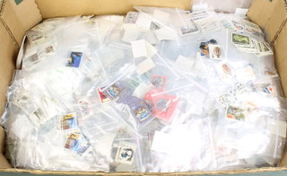 A quantity of used loose GB stamps 