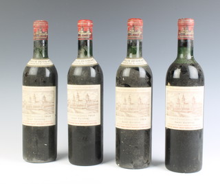 Four bottles of 1964 Cos d'Estournel Saint-Estephe (1 with collar label missing)  