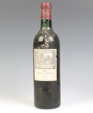 A bottle of 1966 Berry and Rudd Brothers Chateau Palmer Margaux 