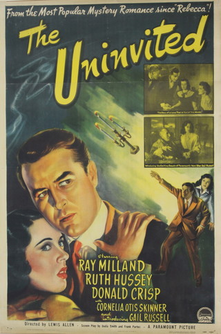 The Uninvited (1944), a US one sheet 27" x 40 1/2" movie poster