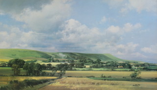 Frank Wootton (1911-1998),  print, "The South Downs"  40cm x 68cm 