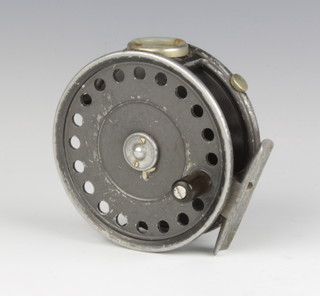 A rare 1950's Hardy Bros. St George left handed 3 3/4" trout fishing reel 
