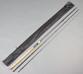 A Fox Matrix 14' match/float fishing rod in black cloth bag 