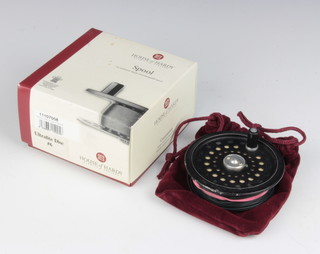 A House of Hardy Ultralite #6 disc spare fishing spool in original pouch and box (with Wetcell WF6S line) 
