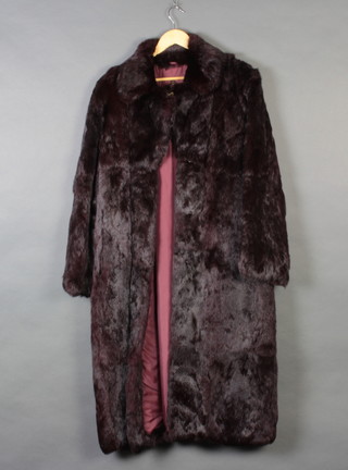 A Furorgin France labelled full length mink fur coat