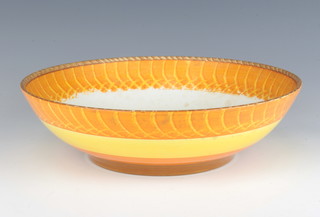 An Art Deco Shelley shallow bowl 25cm 