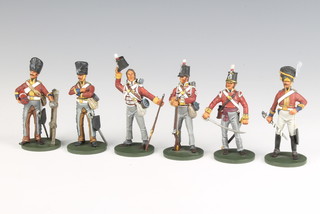 Oryon, 3 metal figures of British Infantryman 28th Regiment of Guards North Gloucestershire's 1815 and British Heavy Cavalry 20th Regt. Royal Dragoons (Scotts Grays)