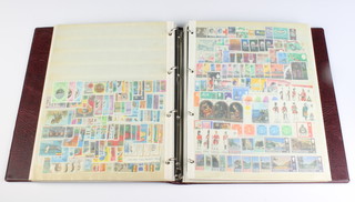 A stock book of 1960's and 70's African and European stamps, approx. 2000 
