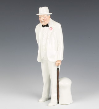 A Royal Doulton figure - Sir Winston Churchill HN3057 26cm 