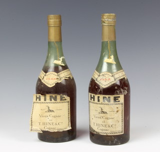 Two bottles of Hine VSOP Vieux Cognac 