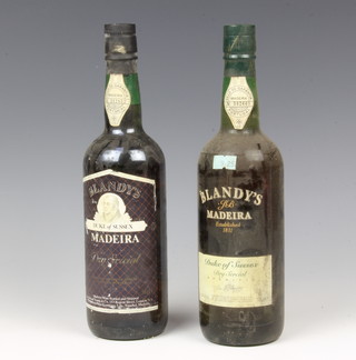 Two various bottle of Blandy's Duke of Sussex Madeira 
