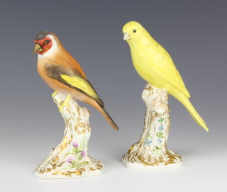 Two Royal Worcester figures Red Crest 2667 16cm and Canary 2665 16cm  
