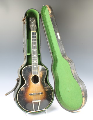 A Radiotone Archtop tenor ukulele circa 1936 