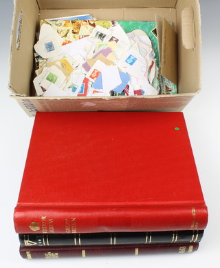A Stanley Gibbons Windsor stamp album of mint and used GB stamps, Victoria and later, a Stanley Gibbons volume 4 decimal used stamp album 2005 onwards, and a quantity of used stamps 