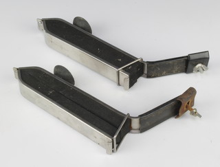A pair of Richard Wheatley vintage rod holders for roof mount fixing