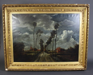 After Meindert Hobbema (1638 - 1709) The Avenue at Middelharnis 19th Century oil on canvas, unsigned, 103cm x 140cm 