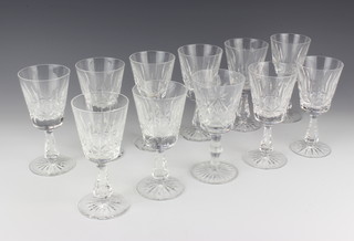 Ten Waterford Crystal Lismore pattern wine glasses and 1 other glass 15cm 