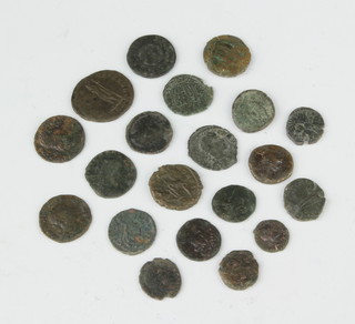 Twenty Roman Imperial bronze coins 