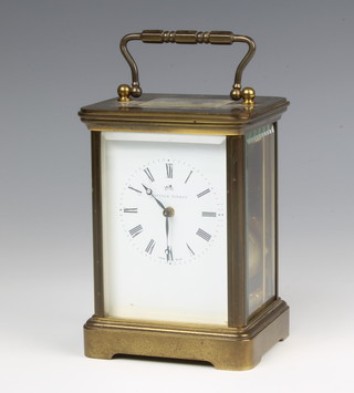 Matthew Norman, carriage clock,  the back plate marked 1752 (no key)