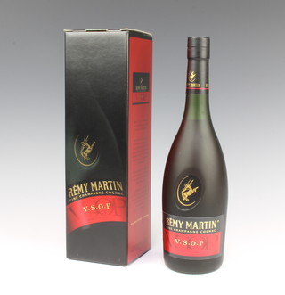 A 70cl bottle of Remy Martin fine champagne cognac V.S.O.P. boxed 