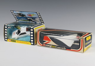 A Corgi 269 James Bond Lotus Elise model car boxed, together with a Corgi Toys 650 British Airways Concorde boxed (slight damage to the end of the box) 