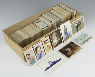 A collection of cigarette cards 